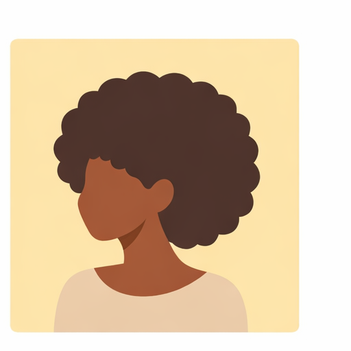 Icon of woman with braided hair